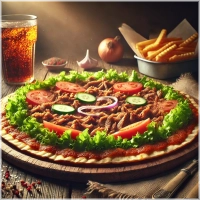 Lahmacun gevuld